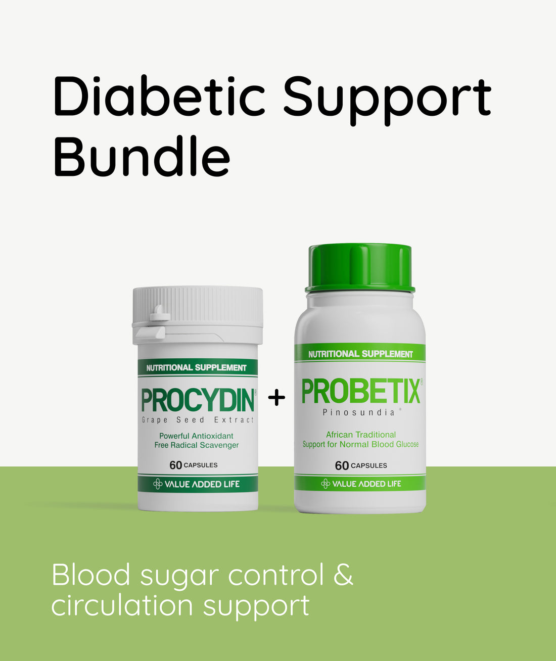 Diabetic Support Bundle: Assists Circulation As Well As Blood Sugar Levels